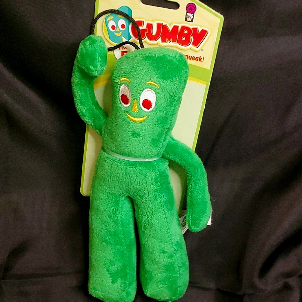 Gumby Green Plush‎ Dog Toy